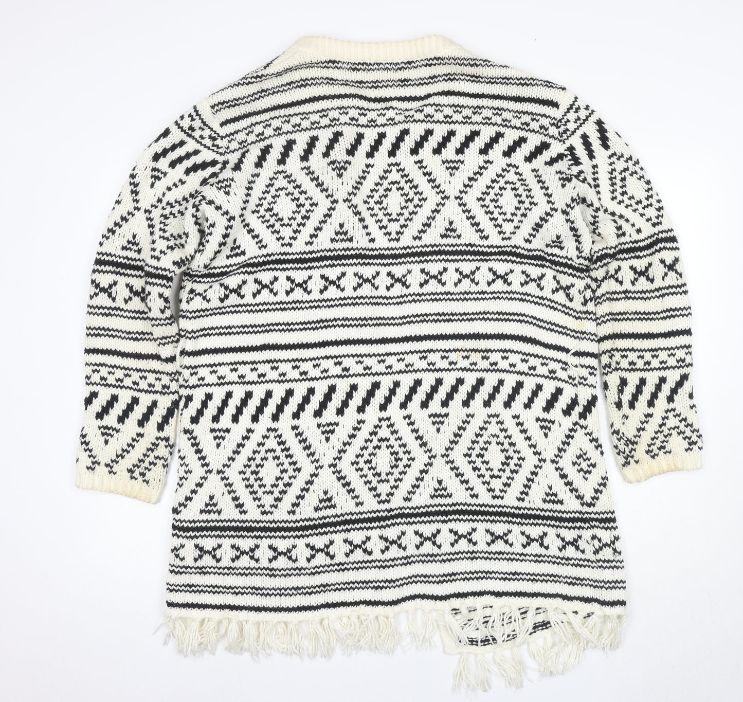 Noa Noa Women's Black & White Cardigan S