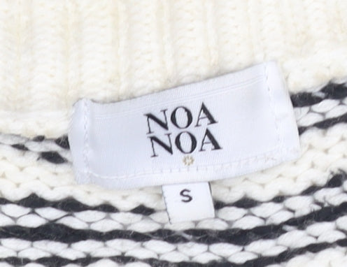 Noa Noa Women's Black & White Cardigan S