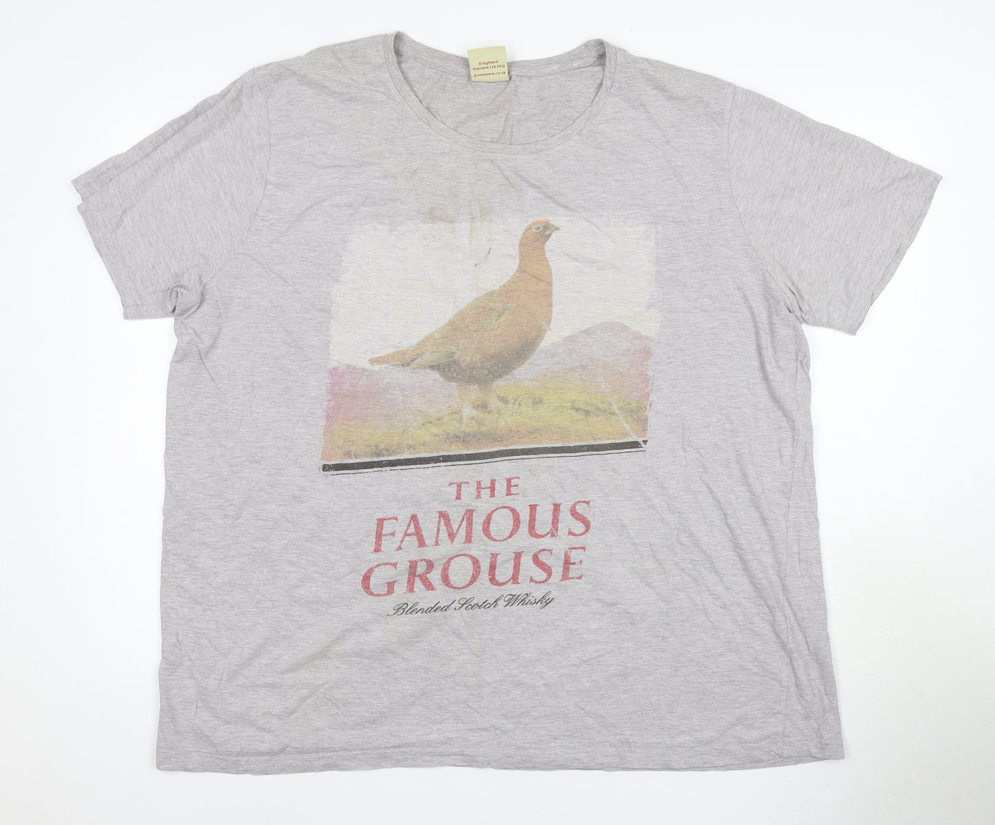 The Famous Grouse Grey Men's 3XL T-Shirt