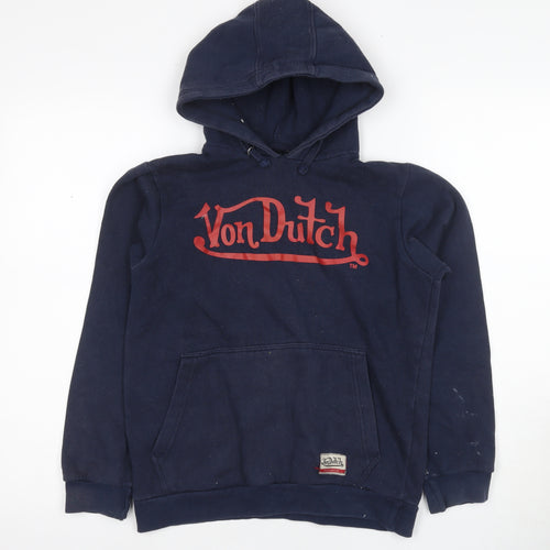 Von Dutch Blue Boys Pullover Hoodie 12-13 Years