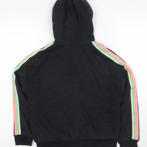 Marks and Spencer Girls' Black Full Zip Hoodie 11-12 Years