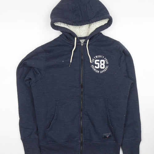 TOG Twenty Four Men's Blue S Full Zip Hoodie