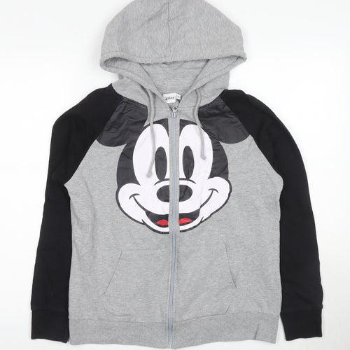 Disney Women’s Grey Full Zip Hoodie Size 12