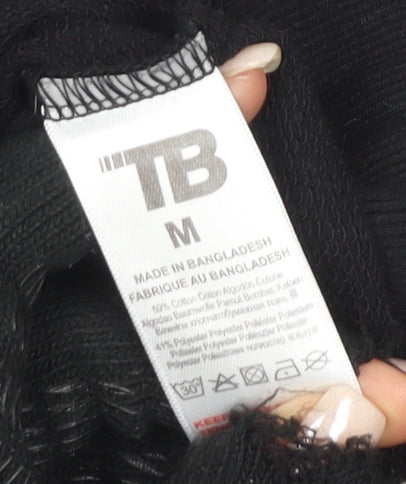 TB Men's Black Medium Pullover Sweatshirt