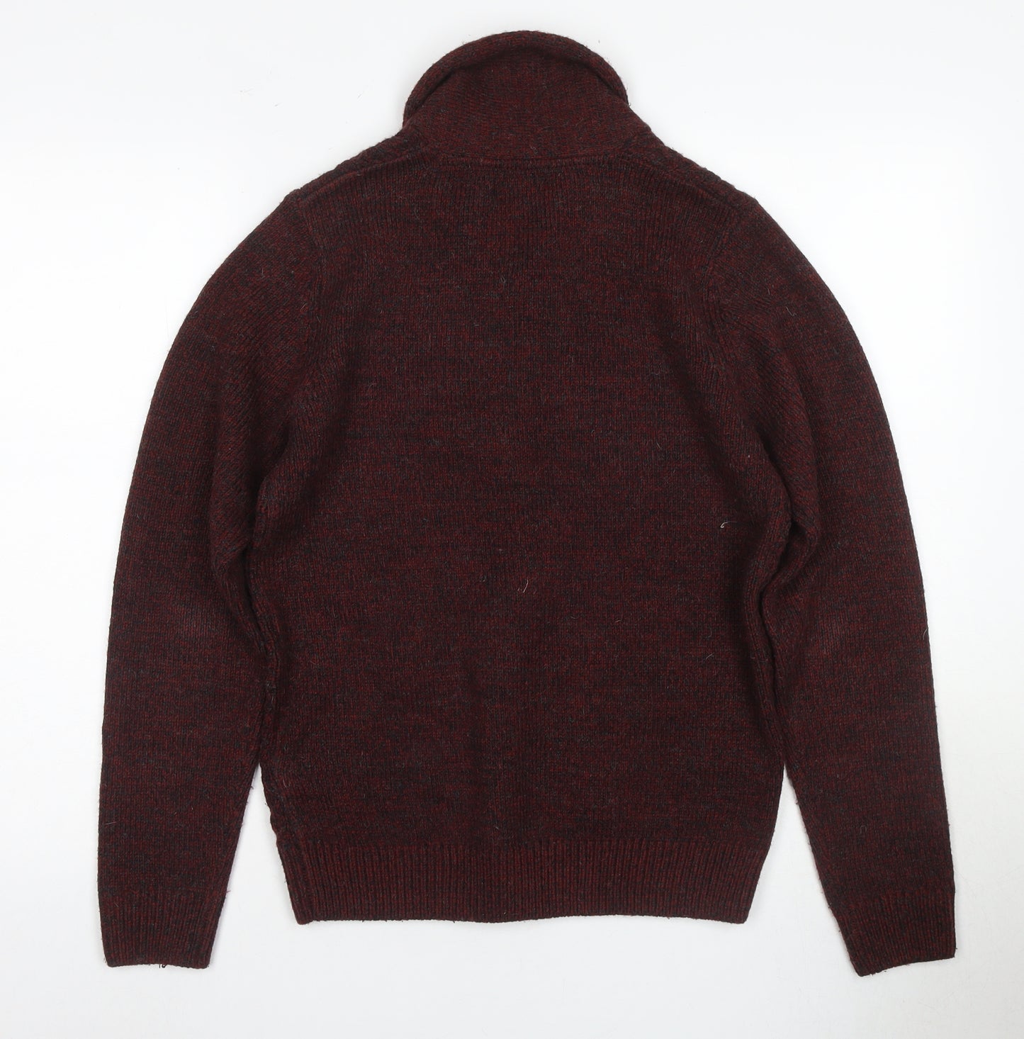 Next Men's Red Roll Neck Pullover Jumper Size S