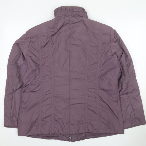 Gerry Weber Women's Purple Quilted Jacket Size 12