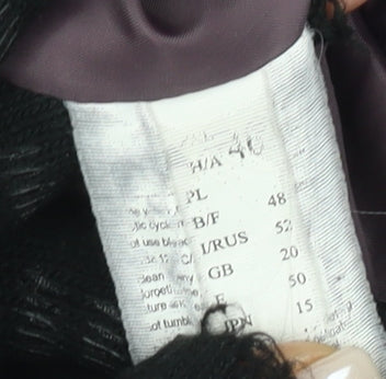 Gerry Weber Women's Purple Quilted Jacket Size 12