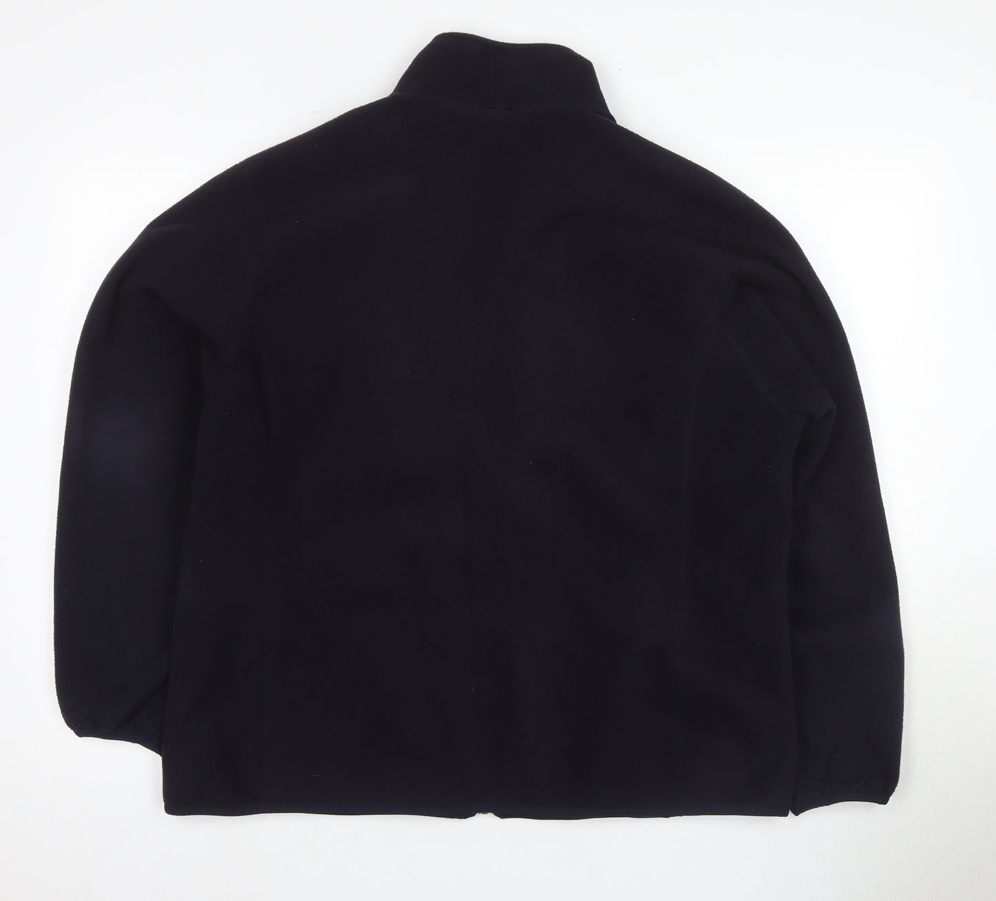 Lands' End Women's Navy Blue Fleece Jacket XL