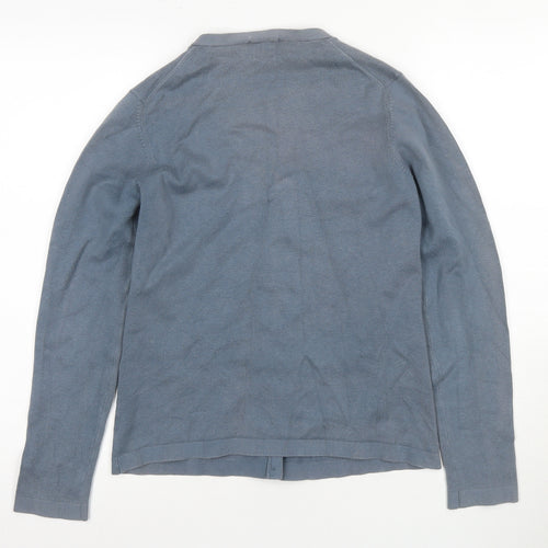 GAP Women's Blue Medium Cardigan with V-Neck