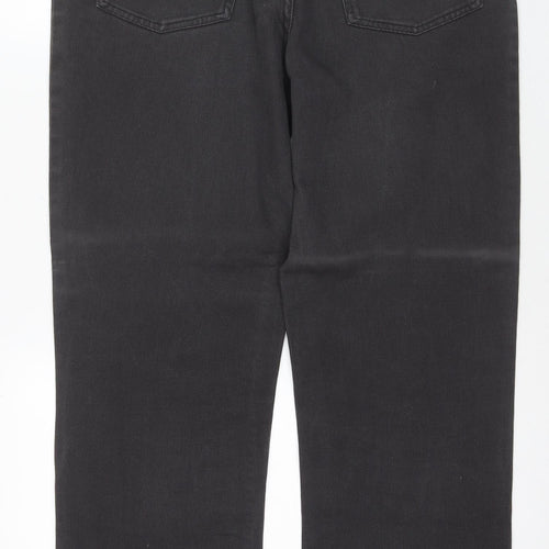 MOTO Men's Grey Straight Leg Jeans Size 36R