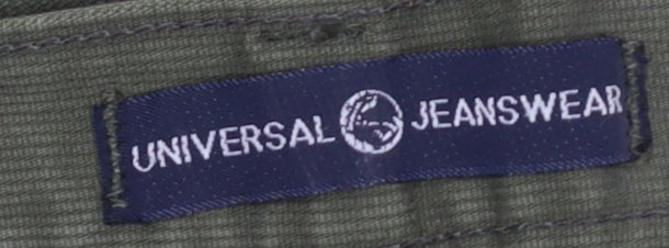 Universal Jeanswear Men's Green Straight Jeans 36W 31L