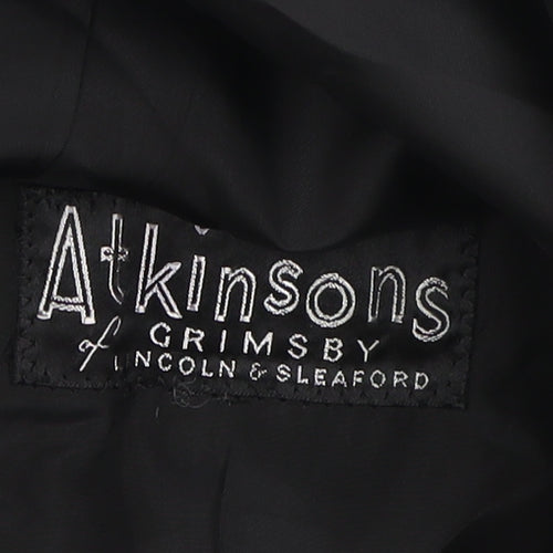 Atkinsons Men's Black Blazer, 40 Regular Shawl Lapel