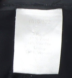 Jigsaw Women's Black Dress Pants Size 16, Wool-Blend