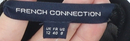 French Connection Women's Black Sheath Dress, Size 12