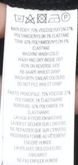 French Connection Women's Black Sheath Dress, Size 12