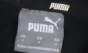 Puma Black Men's Hoodie, S, Pullover, Logo, Hooded