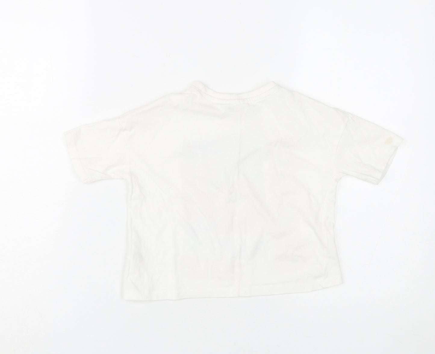 PAW Patrol Girls White T-Shirt 2-3 Years Graphic Print