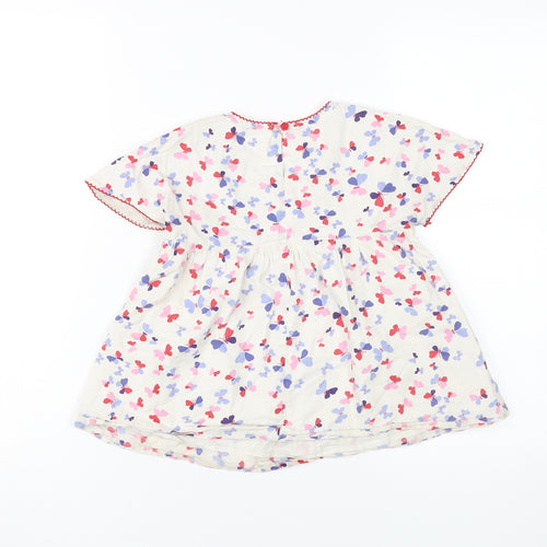 Monsoon Girls Multicoloured Floral Tunic Blouse 6-7 Years