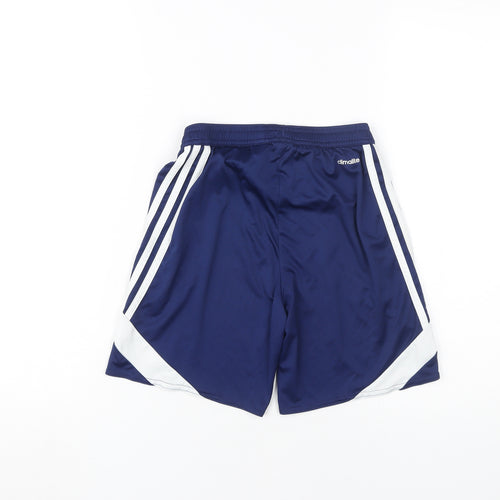 adidas Boys Blue Athletic Shorts 11-12 Years