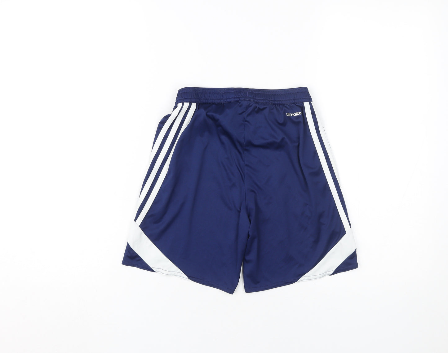 adidas Boys Blue Athletic Shorts 11-12 Years