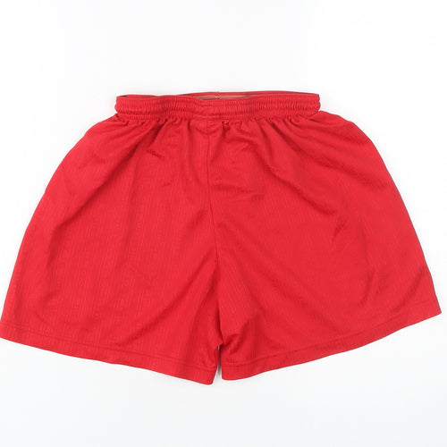 Umbro Boys Red Athletic Shorts M - Football & Training Essential