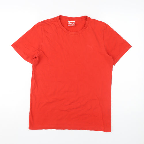 Puma Men's Red XS T-Shirt, Crew Neck, Cotton