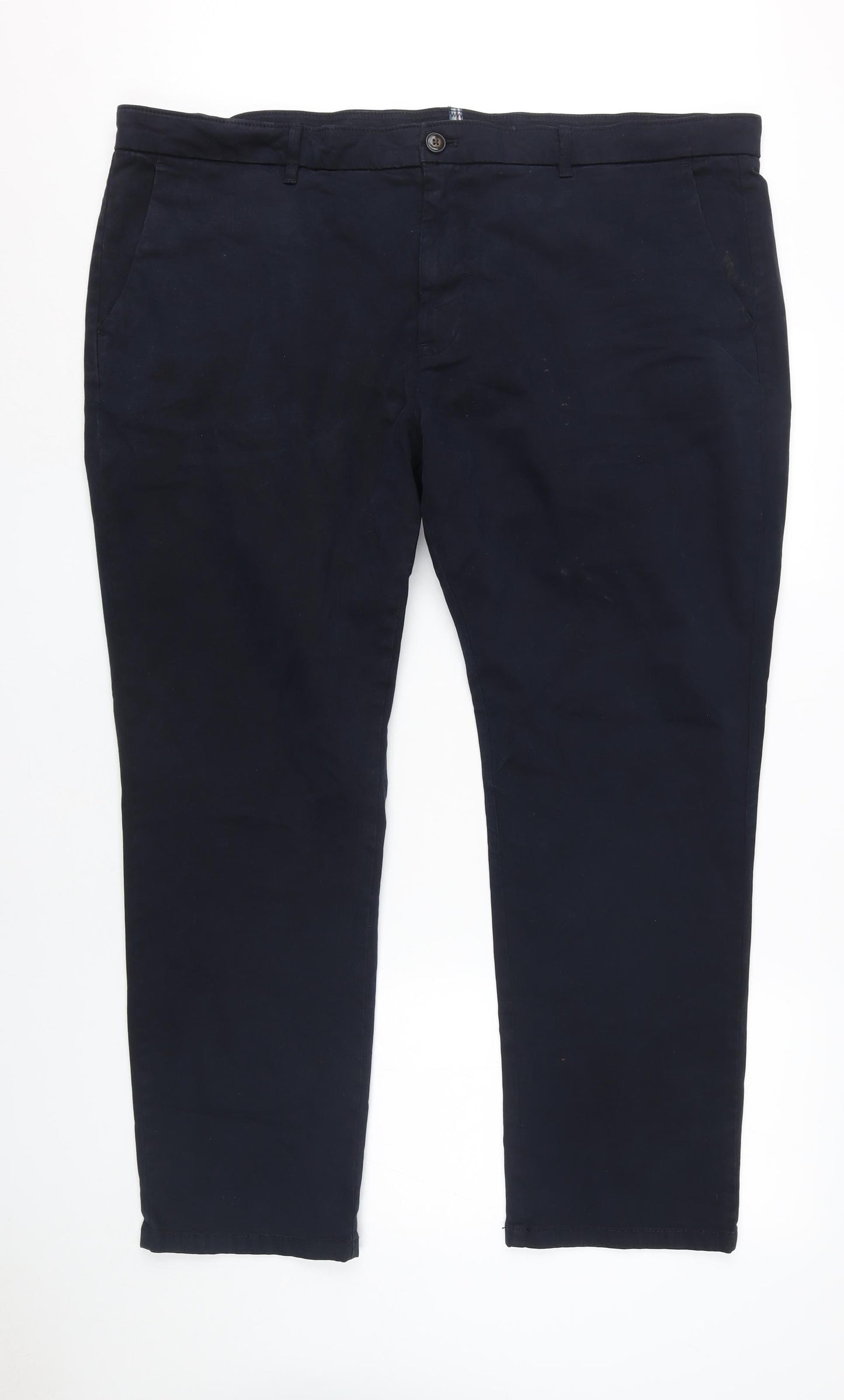 Next Men's Black Chino Trousers Size 44