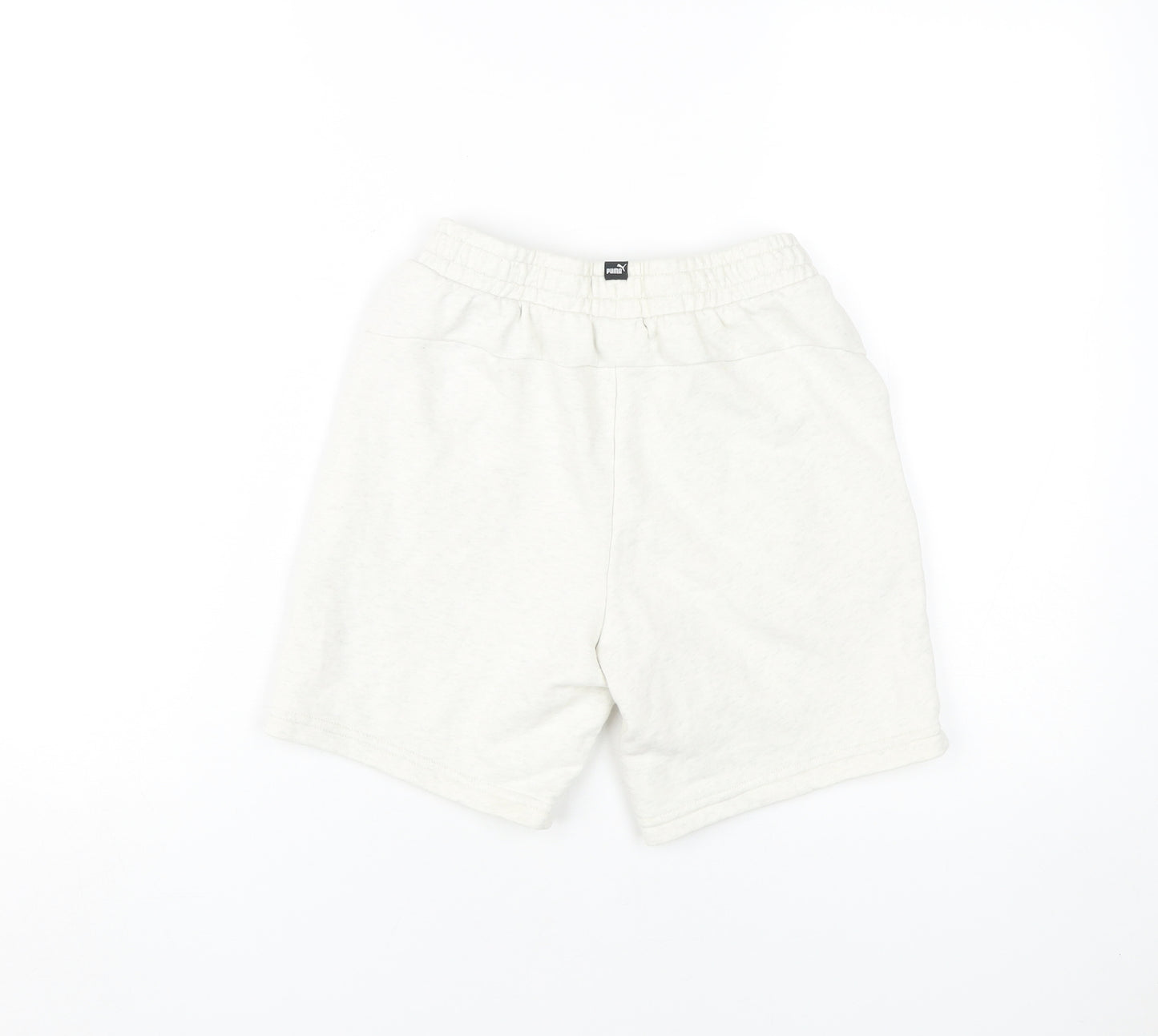 Puma Boys White Sweat Shorts Size 11-12 Years
