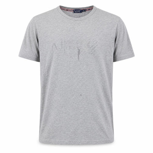 Armani Jeans Men's Grey M T-Shirt, Cotton Blend, Crew Neck