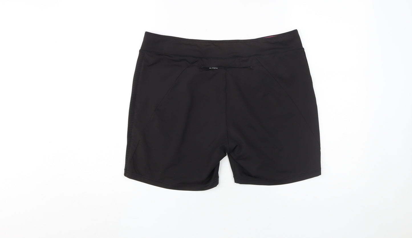 USA Pro Women's Black Athletic Shorts Size 16