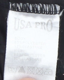 USA Pro Women's Black Athletic Shorts Size 16