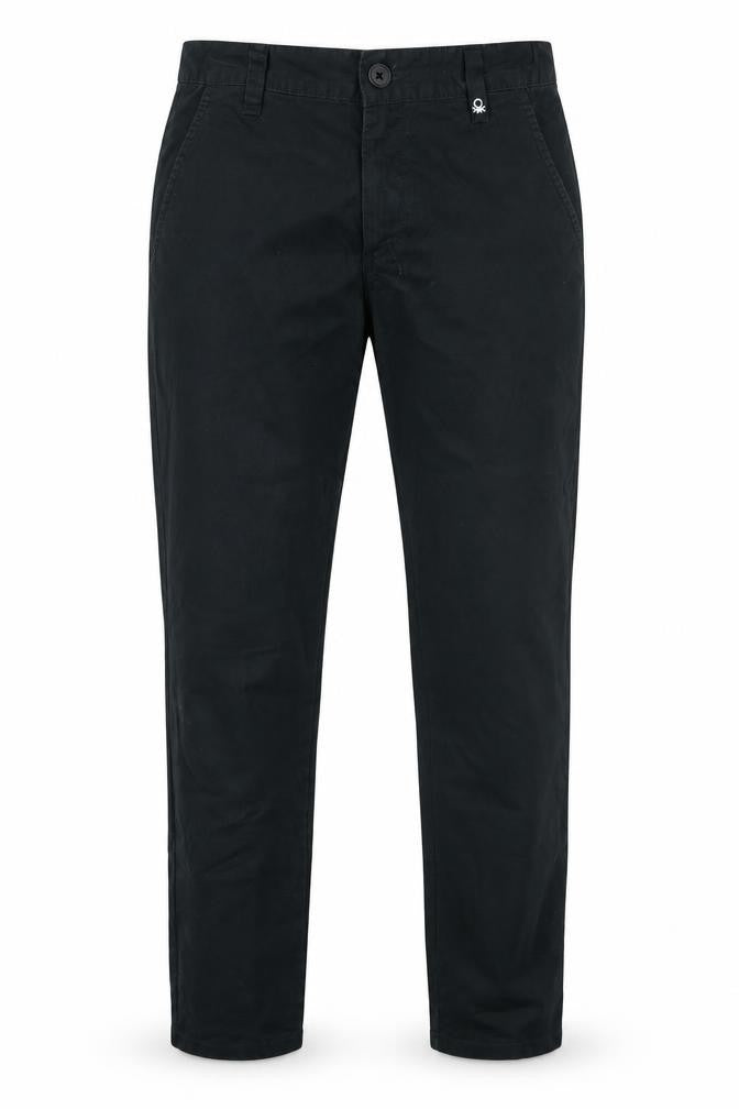 United Colors of Benetton Boys Black XL Chino Trousers