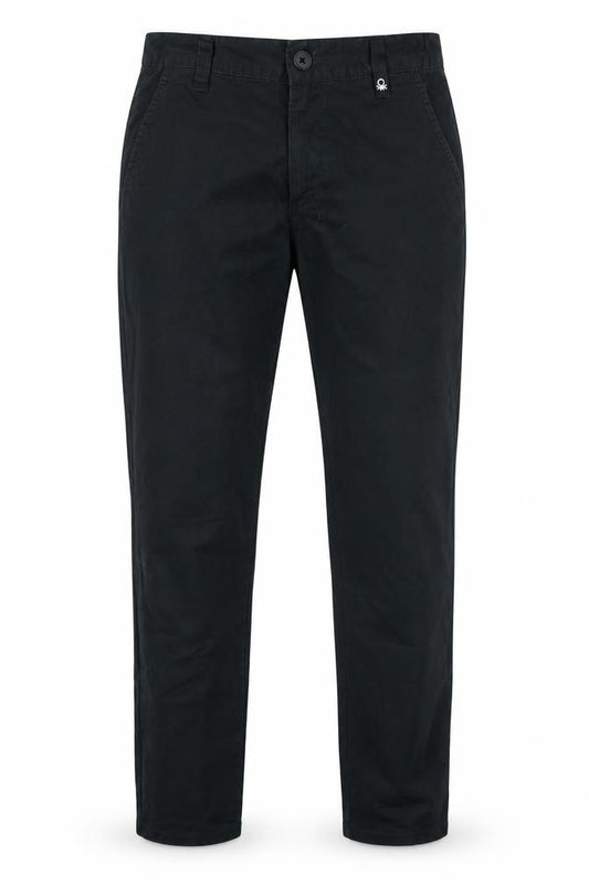 Front view of United Colors of Benetton boys’ black xl chino trousers