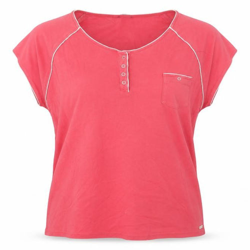 Maine New England Red Cotton T-Shirt, Size 24, Women’s Casual