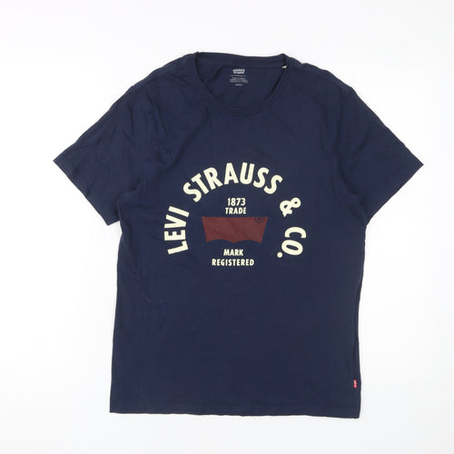 Levi's Men's Blue Graphic Print T-Shirt Size S