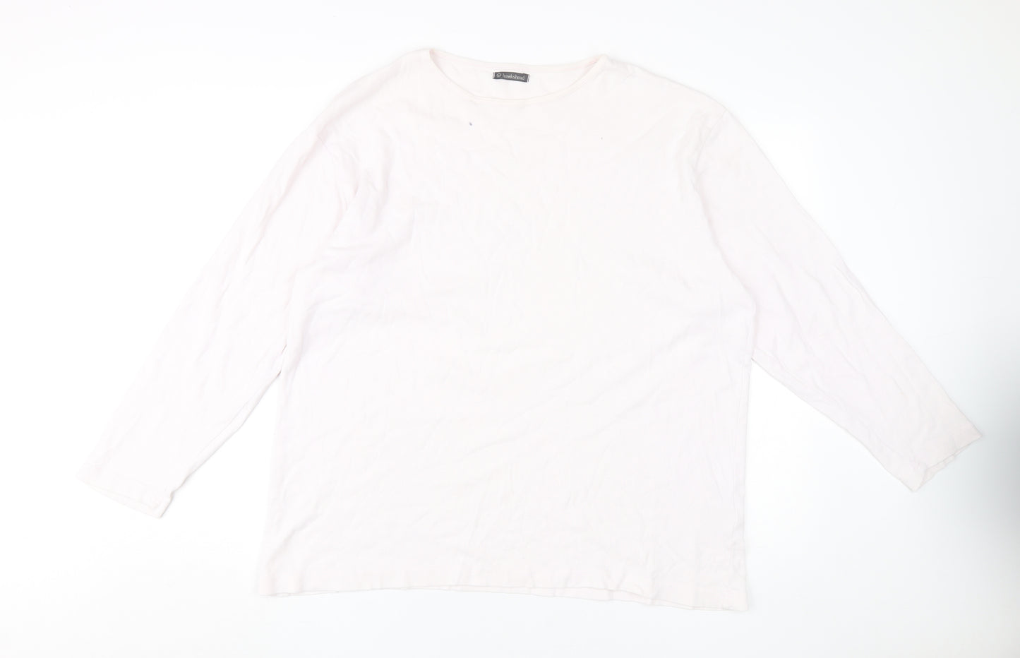 Hawkshead Women's White Basic T-Shirt, L, All Seasons