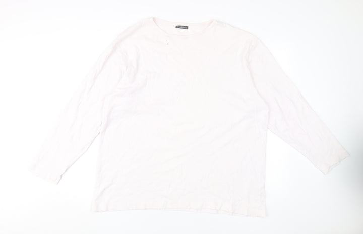 Hawkshead Women's White Basic T-Shirt, L, All Seasons