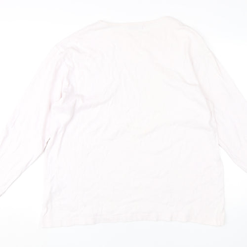 Hawkshead Women's White Basic T-Shirt, L, All Seasons