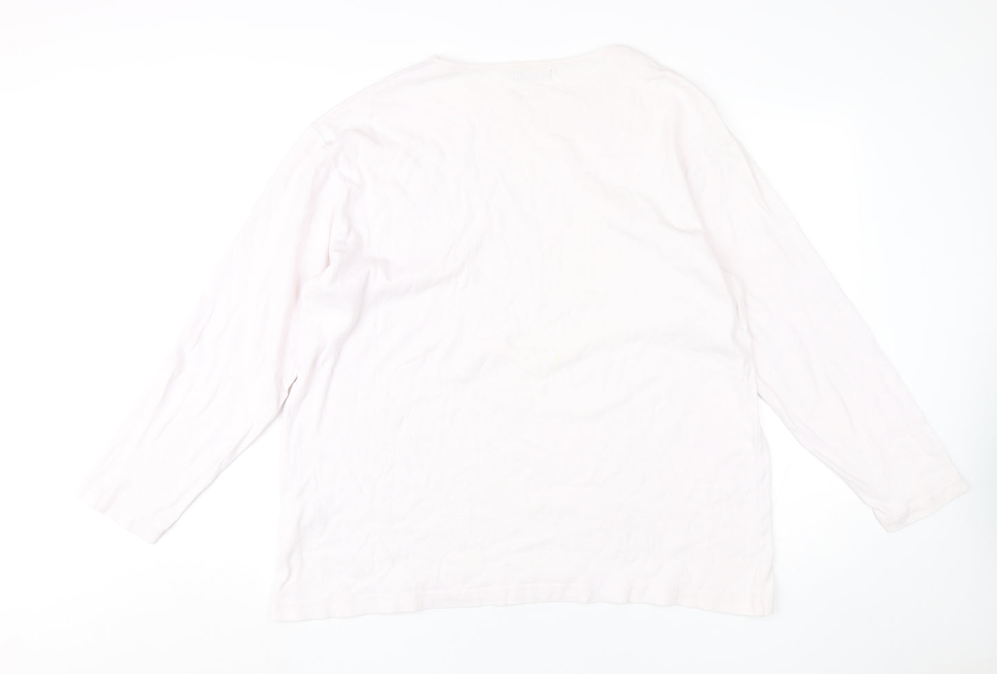 Hawkshead Women's White Basic T-Shirt, L, All Seasons