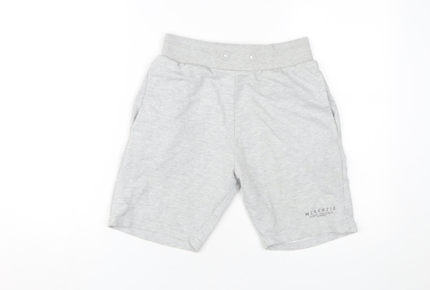 McKenzie Boys Grey Sweat Shorts S Casual Summer