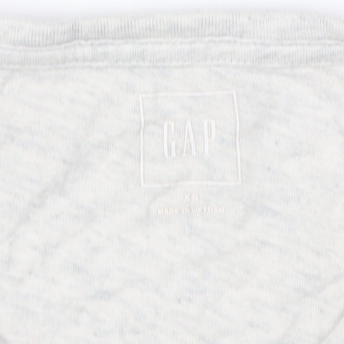 GAP Men's White XS Striped Cotton T-Shirt