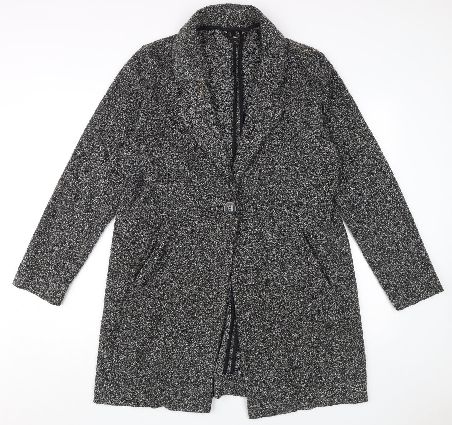 Next Women's Grey Mid-Length Coat Size 14