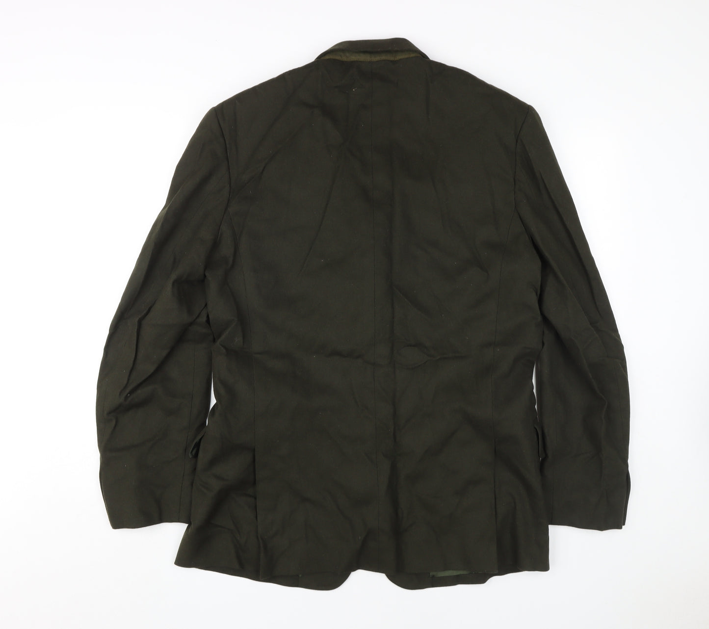 Gianni Versace Men's Green Blazer 48 Italian Wool Vintage