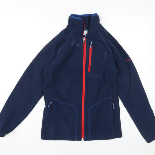 Columbia Boys Blue Fleece Jacket - Large, Full Zip, Casual Wear