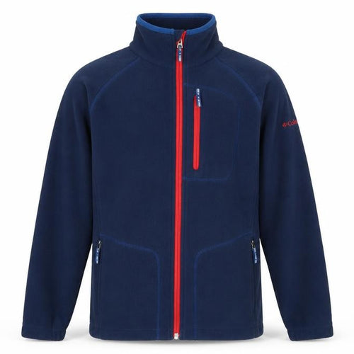 Columbia Boys Blue Fleece Jacket - Large, Full Zip, Casual Wear