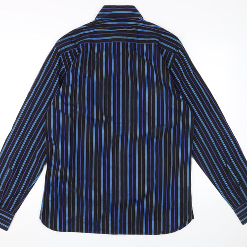 Marks and Spencer Men's Multicoloured Striped Shirt