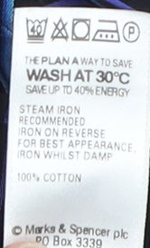 Marks and Spencer Men's Multicoloured Striped Shirt