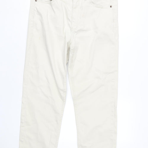 Cotton Traders Men's Ivory Straight Jeans - Size 36