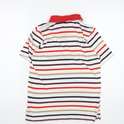 American Eagle Women's Multicoloured Polo Shirt S