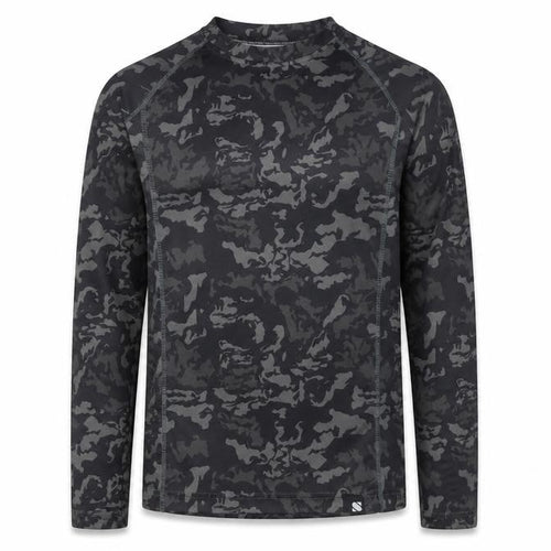 Shredz Boys Black Camouflage Long Sleeve Jersey 13 Yrs